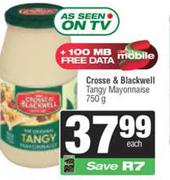 Crosse & Blackwell Tangy Mayonnaise-750g Each