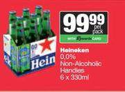 Heineken 0.0% Non Alcoholic Handies-6 x 330ml