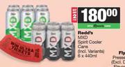 Redd's MXD Spirit Cooler Cans-For 2 x 6 x 440ml