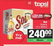 Sol Quarts-12 x 660ml Per Pack