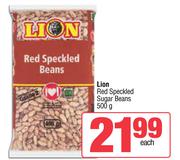 Lion Red Speckled Sugar Beans-500g