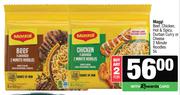 Maggi Beef,Chicken,Hot & Spicy,Durban Curry Or Cheese 2 Minute Noodles-For 2 x 5s