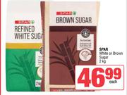 Spar White Or Brown Sugar-2Kg