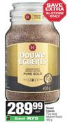Douwe Egberts Pure Gold Medium Roast-400g Each