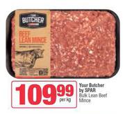    Your Butcher Lean Beef Mince-Per Kg