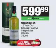 Glenfiddich 12 Year Old Special Reserve Single Malt Whisky-750ml