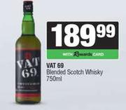 VAT 69 Blended Scotch Whisky-750ml