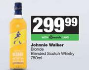 Johnnie Walker Blonde Blended Scotch Whisky-750ml