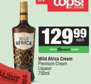 Wild Africa Cream Premium Cream Liqueur-750ml