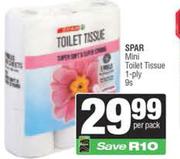 Spar Mini Toilet Tissue 1-Ply-9s Per Pack