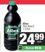 Albex Thin Bleach-1.5Ltr 