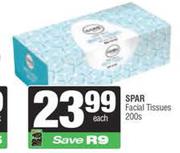 Spar Facial Tissues-200s Pack
