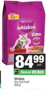 Whiskas Dry Cat Food-900g 