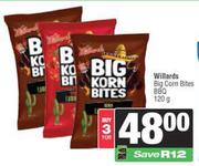 Willards Big Corn Bites BBQ-For 3 x 120g
