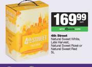 4th Street NL Sweet White,Late Harvest,NL Sweet Rose Or NL Sweet Red-5L