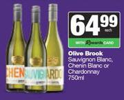 Olive Brook Sauvignon Blanc,Chenin Blanc De Chardonnay-750ml