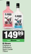 El Bravo Original Or Strawberry Spirit Cooler-750ml