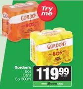 Gordon's Bos Cans-6 x 300ml