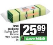 Spar Good Living Sponge Scour Abrasive/Non Scratch-5s