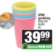 Spar Good Living Mug Set Assorted-6s Per Pack