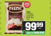 Tastic Parboiled Long Grain White Rice-5Kg