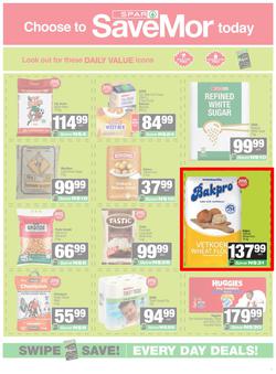 SPAR SaveMor Namibia : Choose To Savemor Today (23 February - 08 March 2026), page 1