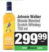 Johnnie Walker Blonde Blended Scotch Whisky-750ml