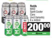 Redds MXD Spirit Cooler Cans (Incl Variants)-For Any 2 x 6 x 440ml