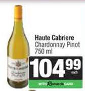 Haute Cabriere Chardonnay Pinot-750ml