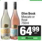 Olive Brook Mascato Or Rose-750ml Each