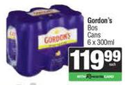 Gordon's BOS Cans-6 x 300ml