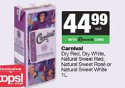Carnival Dry Red,White,NL Sweet Red,Sweet Rose Or Sweet White-1L