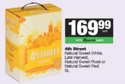 4th Street NL Sweet White,Late Harvest,NL Sweet Rose Or NL Sweet Red-5L