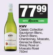 KWV Classic Collection Sauv Blanc,Chenin,Chardonnay,Moscato,Grenache Blanc,Shiraz Or Moscato-750ml