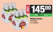 Stella Artois Handies-For 2 x 6 x 330ml