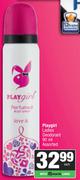 Playgirl Ladies Deodorant Assorted-90ml