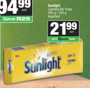 Sunlight Laundry Bar Soap Assorted-400g/500g