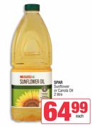 Spar Sunflower Or Canola Oil-2L