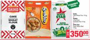 Sasko Cake Wheat Flour 10Kg+Spekko Long Grain Parboiled Rice 10Kg+White Star Super Maize Meal 10Kg