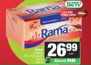 Rama Original 70% Fat Spread Brick-500g Each