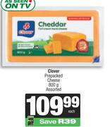 Clover Prepacked Cheese Assorted-800g Each