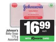 Johnson's Baby Soap Assorted-175g Each