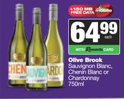 Olive Brook Sauvignon Blanc, Chenin Blanc Or Chardonnay-750ml