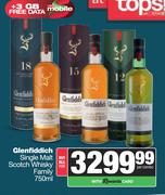 Glenfiddich Single Malt Scotch Whisky Family-750ml