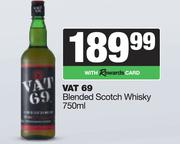 VAT 69 Blended Scotch Whisky-750ml