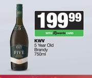 KWV 5 Year Old Brandy-750ml