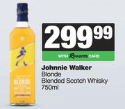 Johnnie Walker Blonde Blended Scotch Whisky-750ml