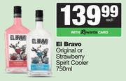 El Bravo Original Or Strawberry Spirit Cooler-750ml