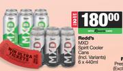 Redd's MXD Spirit Cooler Cans-For 2 x 6 x 440ml