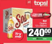 Sol Quarts-12 x 660ml